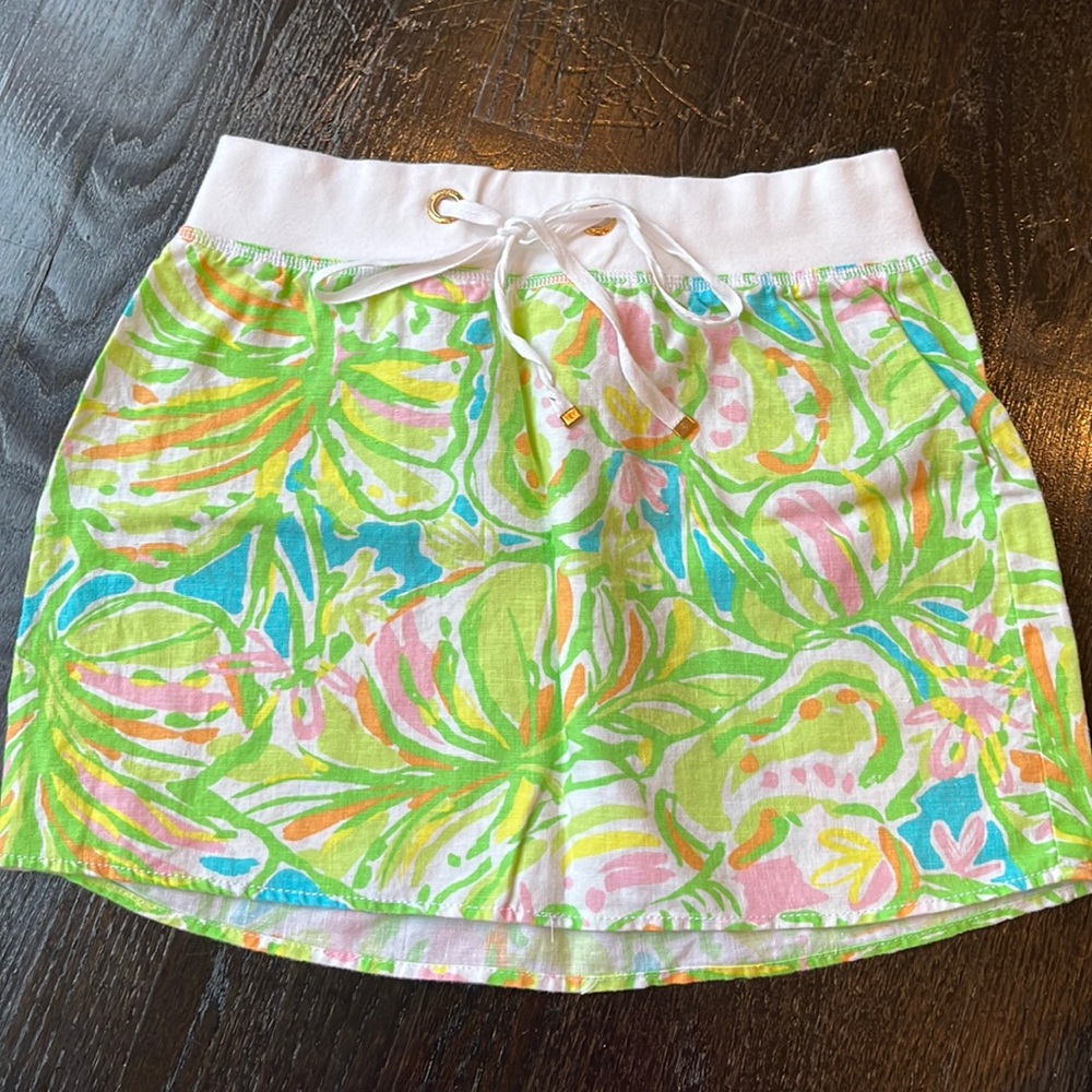 Lilly Pulitzer Pull On Mini Skirt